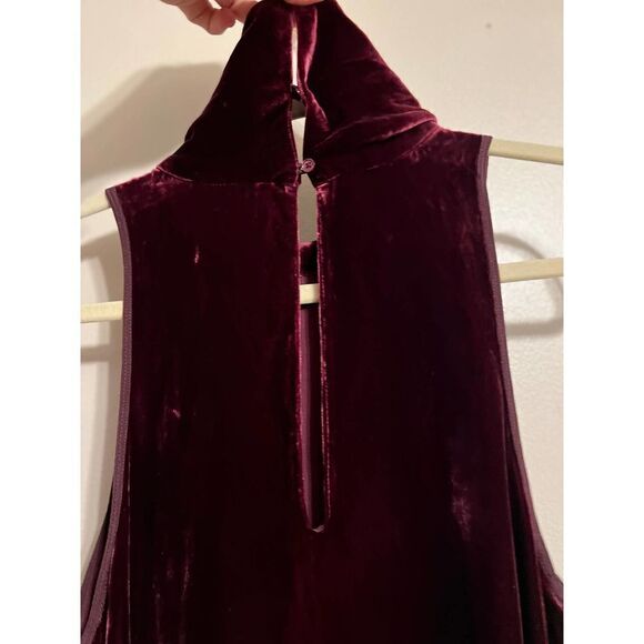 Aritzia Wilfred with Silk Burgundy Poncet Dress NWT Sz. XS - Picture 6 of 9